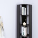 Modernes Büro-Wohnbereich-Eck-Bücherregal 5 Regale Orkney Modell