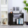 Büroschrank auf Rädern mit 2 Einlegeböden Wick Angebot