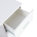 Weisser platzsparender moderner Bürotisch mit Schubladentür 110x45x77cm Lythes Rabatte