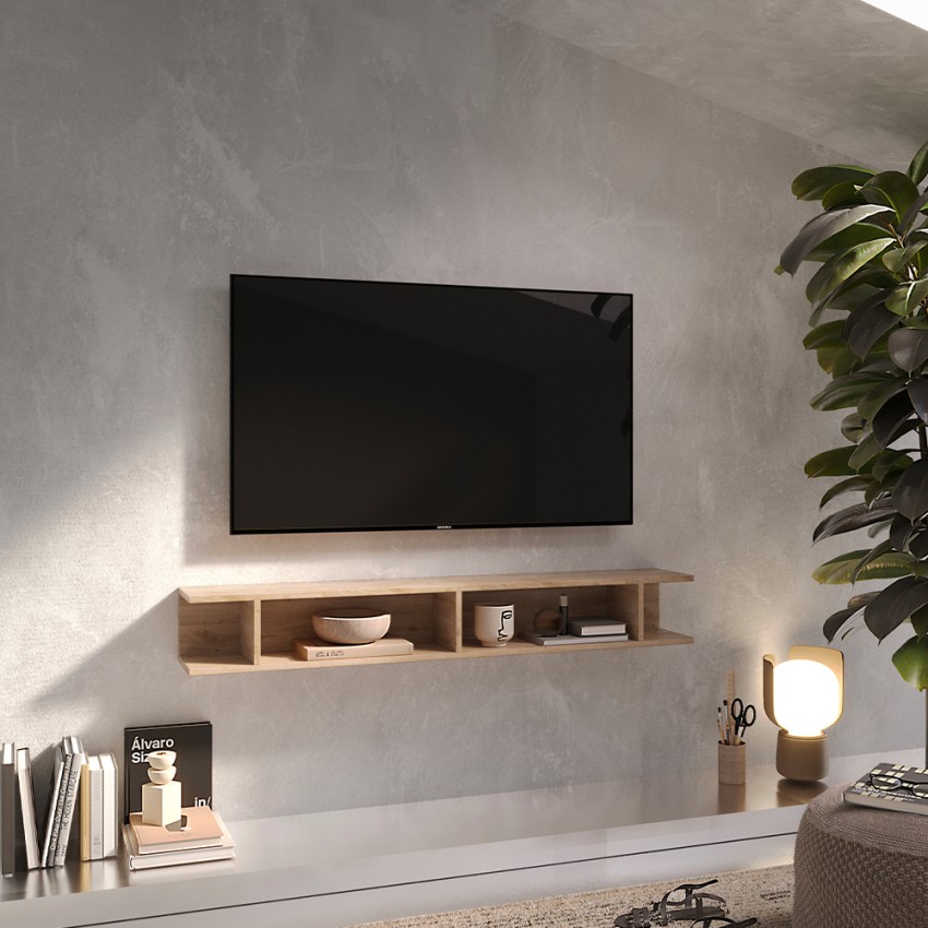 Moderner hängender TV-Schrank aus Holz für Eingangsbereich Infinity 50 Aktion