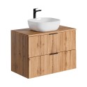Wandwaschbeckenschrank mit Schubladen Adel Wood Verkauf
