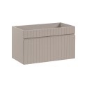 Wandbadezimmerschrank Waschbecken beige Spiegel Kleiderschrank Coast 100 SNA Verkauf