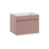 Rosa und weißes Wandwaschbeckenregal Lili 80N Angebot