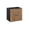 Wandbadezimmerschrank Holz Waschbecken Keramik Xilo Verkauf