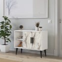 Weißer moderner Eingangsbereich Schuhschrank 90x35x70cm Arizona Angebot