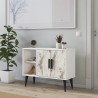 Weißer moderner Eingangsbereich Schuhschrank 90x35x70cm Arizona Angebot