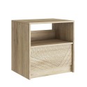 Moderner Nachttisch aus Holz für Schlafzimmer mit Schublade Odi Preis