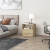 Moderner Nachttisch aus Holz für Schlafzimmer mit Schublade Odi 