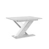 Ausziehtisch weiß 120-160x90cm modernes Küchendesign Xao K350 Verkauf