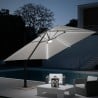 Ampelschirm 3m anti uv Pendelschirm mit Solar-Led-Licht Alu Paradise Verkauf