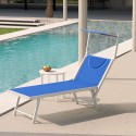 2er Set Liegestühle Strandliegen Sonnenliegen aus Aluminum Santorini Verkauf