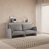 Schrankbett mit grauem Sofa und Einzelmatratze Kando Sofà MCM Aktion