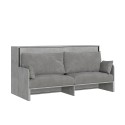 Schrankbett mit grauem Sofa und Einzelmatratze Kando Sofà MCM Verkauf