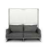 Weißes Sofabett Kando Sofà 2MBF - Platzsparendes Hochklappbares Etagenbett Angebot