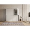 Schrank mit horizontal ausklappbarem Einzelbett, weiß, Kando D Lagerbestand