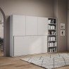 Raumsparender Schrank mit horizontalem Einzelbett Kando G Angebot