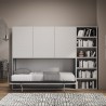 Raumsparender Schrank mit horizontalem Einzelbett Kando G Rabatte