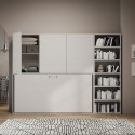 Raumsparender Schrank mit horizontalem Einzelbett Kando G Katalog