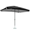 3x2m rechteckiger Aluminium-Gartenschirm mit Mittelstange Eden Noir Katalog