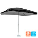 3x2m rechteckiger Aluminium-Gartenschirm mit Mittelstange Eden Noir Angebot