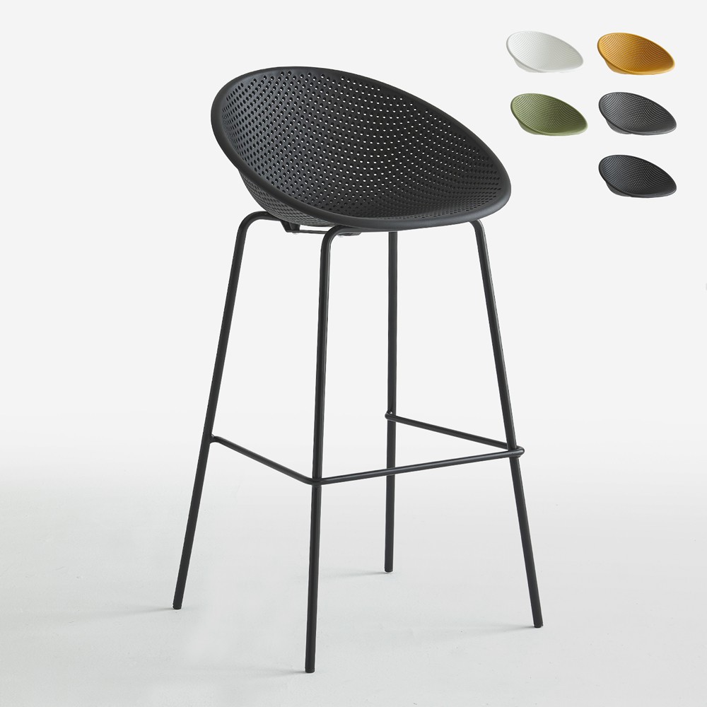 Hoher Hocker 73cm in modernem Design für die Küche, Bar oder Restaurant Flaund