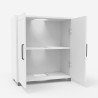 Mobiler Unterschrank Schrank 2 Türen 2 Regale modern Biston 