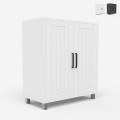 Mobiler Unterschrank Schrank 2 Türen 2 Regale modern Biston Aktion