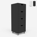 Moderne multifunktionale Kommode mit 4 Schubladen Badezimmer Servez Verkauf