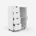 Kommode mit 4 Schubladen und 2 Regalen für das Badezimmer oder Schlafzimmer Rendel Kosten