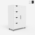 Kommode mit 4 Schubladen und 2 Regalen für das Badezimmer oder Schlafzimmer Rendel Aktion