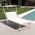 Strand Sonnenliege aus Aluminium Grande Italia XL professionell 