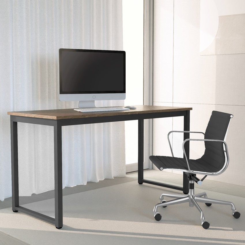 Moderner Industrieller Metallschreibtisch 140x60 design Milwaukee Aktion Moderner Industrieller Metallschreibtisch 140x60 design Milwaukee Aktion