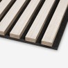 4 x dekorative schallabsorbierende Akustikpaneele aus Palisanderholz 240x60 Swald Lagerbestand