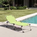 4er Set Liegestühle Strandliegen Sonnenliegen klappbar aus Aluminium für Strand und Garten Seychelles 
