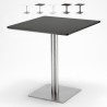 Rechteckig Bartisch 70x70 Zentraler Fuß für Bars Restaurants Hotels Horeca 