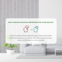 4 x Akustikpaneele 240x60cm Wandpaneele weißer Marmoreffekt Kover-M Sales