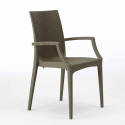 Bistrot Arm Grand Soleil Stühle mit Armlehnen Poly Rattan Bar Garten Angebot