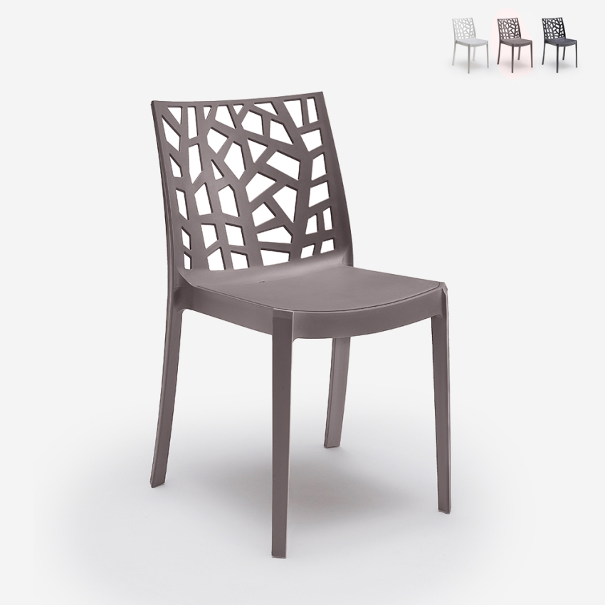 23er Set moderne stapelbare Stühle für Bar und Restaurant Matrix BICA Verkauf 23er Set moderne stapelbare Stühle für Bar und Restaurant Matrix BICA Verkauf