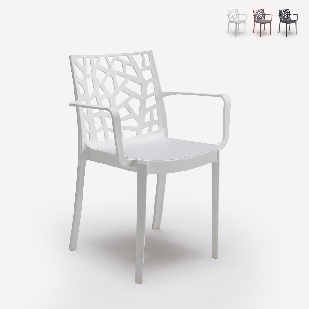 Gartenbarstuhl mit modernen Armlehnen Matrix Armchair BICA