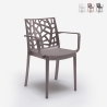 23er Set Matrix Armchair BICA Gartenstühle mit Armlehnen aus Polypropylen Aktion