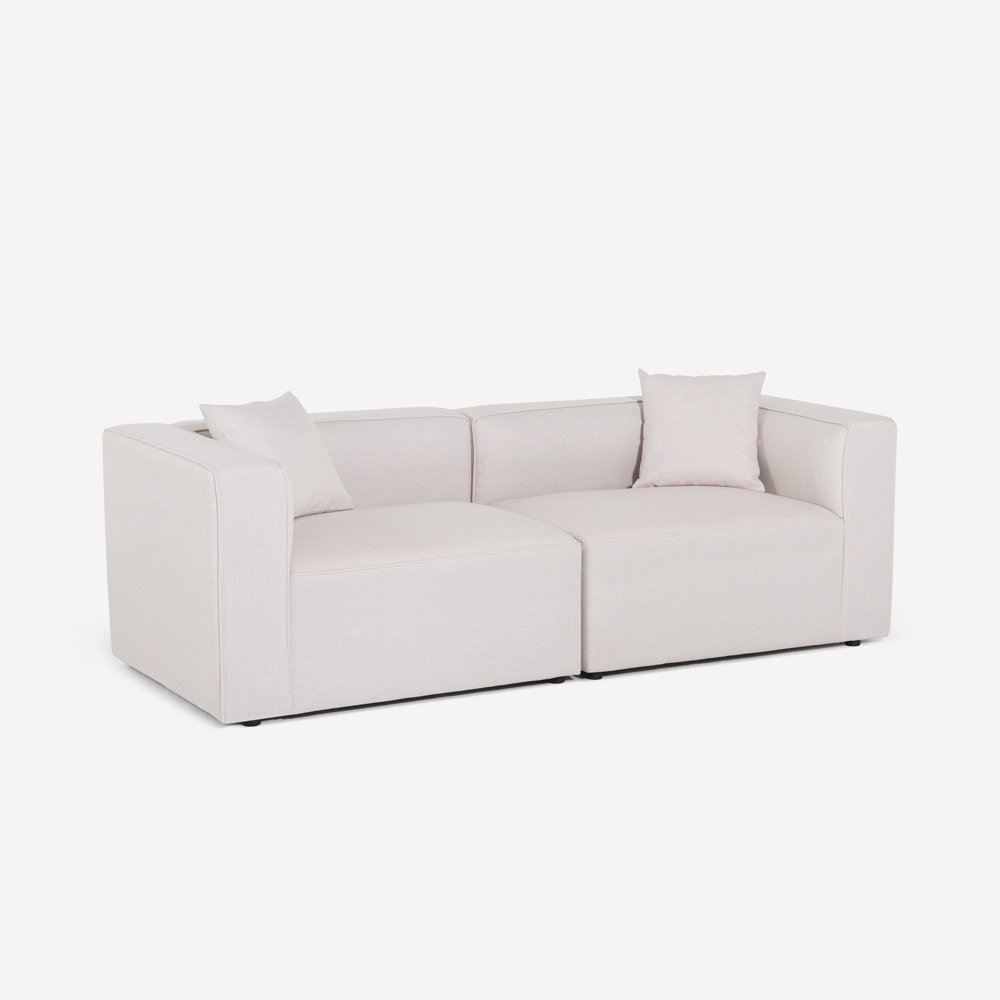 3-Sitzer Sofa modular Wohnzimmer modern aus Stoff Neko