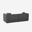 Sofa 3-Sitzer modular modern für Wohnzimmer aus Stoff Neko Kosten