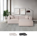 Modulares 3-Sitzer-Halbinsel-Ecksofa aus Stoff Rylos Aktion