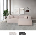 Modulares 3-Sitzer-Halbinsel-Ecksofa aus Stoff Rylos Aktion