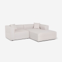 Modulares 3-Sitzer-Halbinsel-Ecksofa aus Stoff Rylos Angebot
