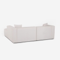 Modulares 3-Sitzer-Halbinsel-Ecksofa aus Stoff Rylos Rabatte