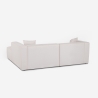 Modulares 3-Sitzer-Halbinsel-Ecksofa aus Stoff Rylos Rabatte