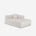 Modulares 3-Sitzer-Halbinsel-Ecksofa aus Stoff Rylos Katalog