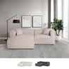 Sofa 3-Sitzer modular Halbinsel Ecke aus Stoff Lorys Aktion