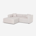 Sofa 3-Sitzer modular Halbinsel Ecke aus Stoff Lorys Angebot